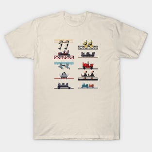 Alton Towers Coaster Car Design T-Shirt